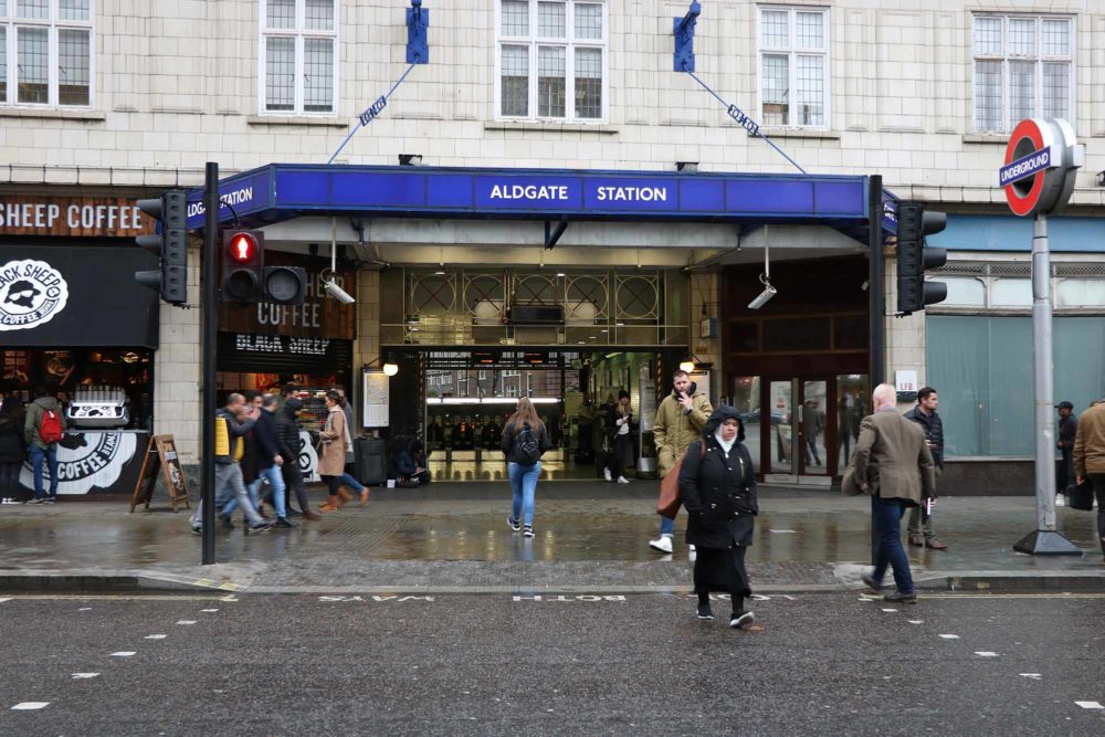 Aldgate underground Station