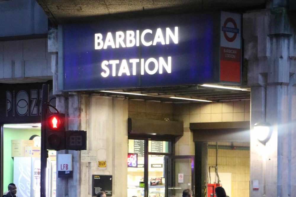 Barbican Underground Station