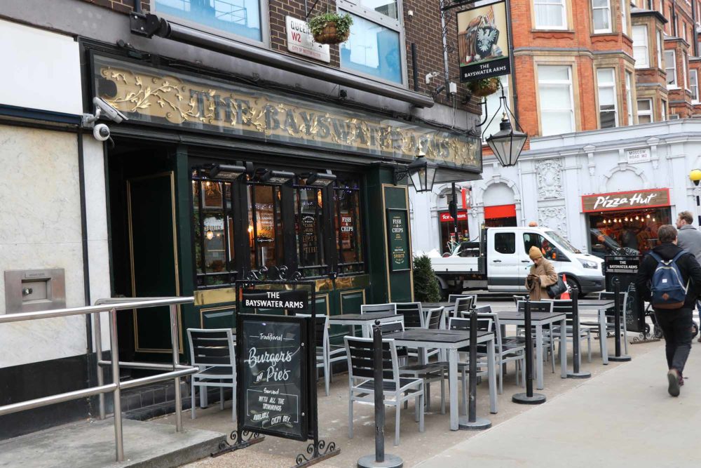 Bayswater Arms near Bayswater Station
