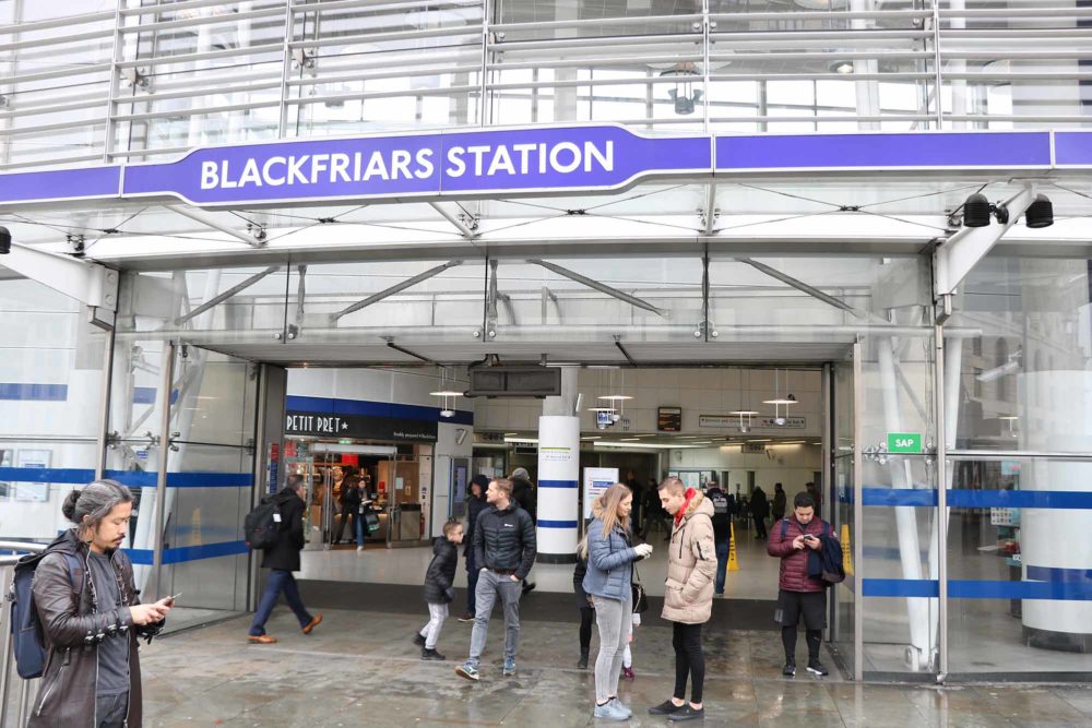 Blackfriars underground station