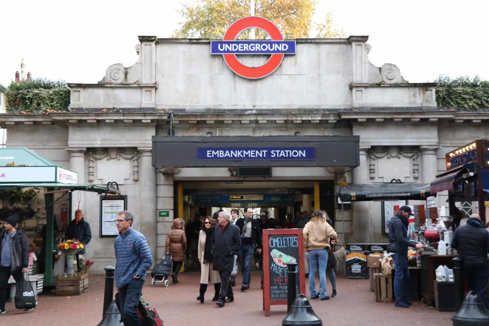 Embankment Underground Station