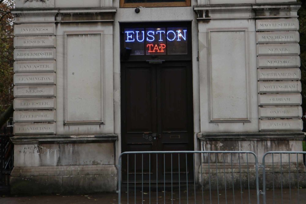 The Euston Tap near Euston Sqaure