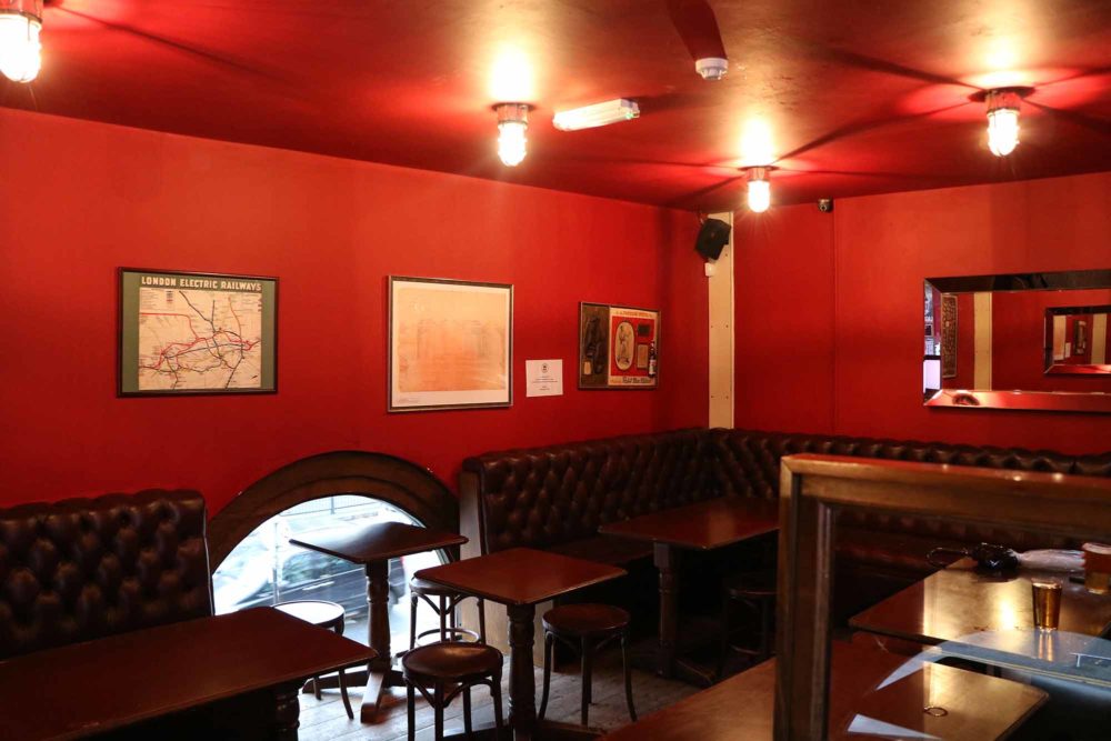 The Euston Tap inside