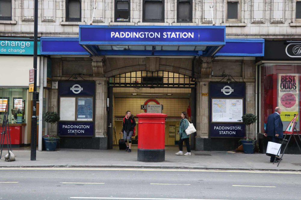 Paddington underground station