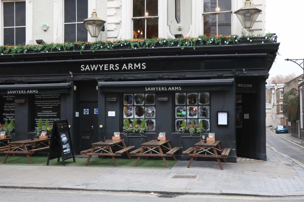 Sawyers Arms near Paddington station