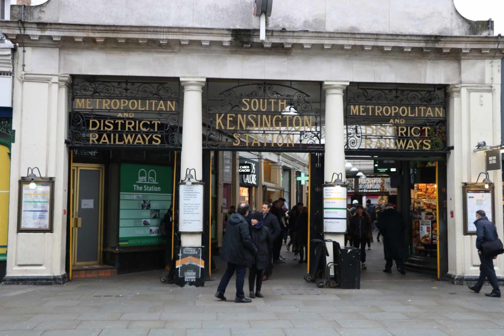 South Kensington underground station