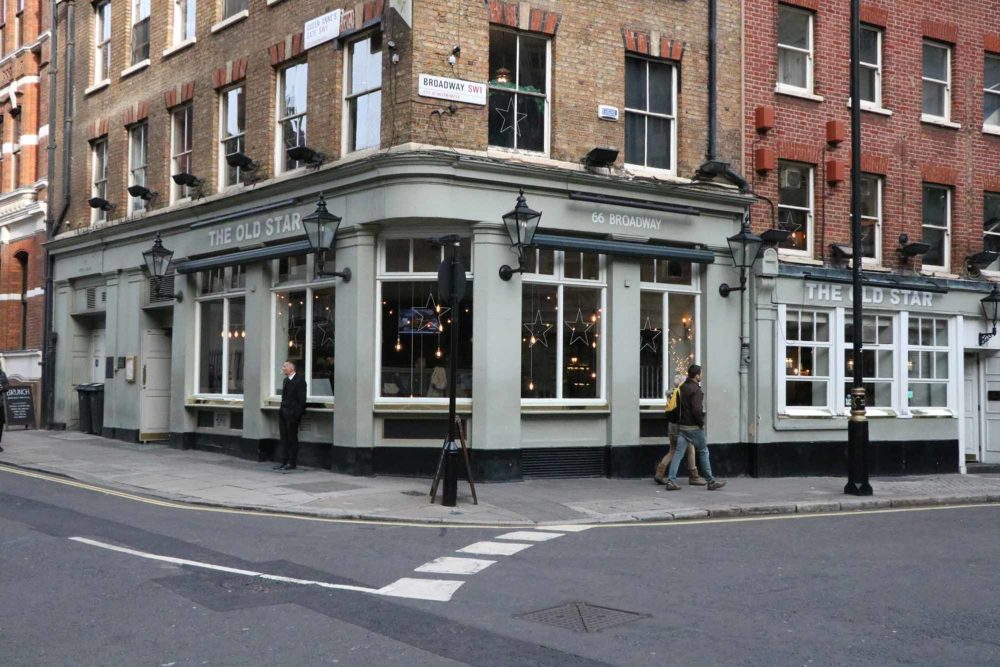 The Old Star, London near St James Station