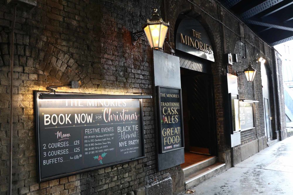 The Minories pub outside